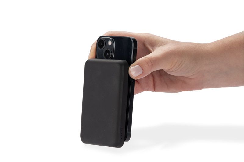 Power bank VELOCE 10000 mAh czarny z logo