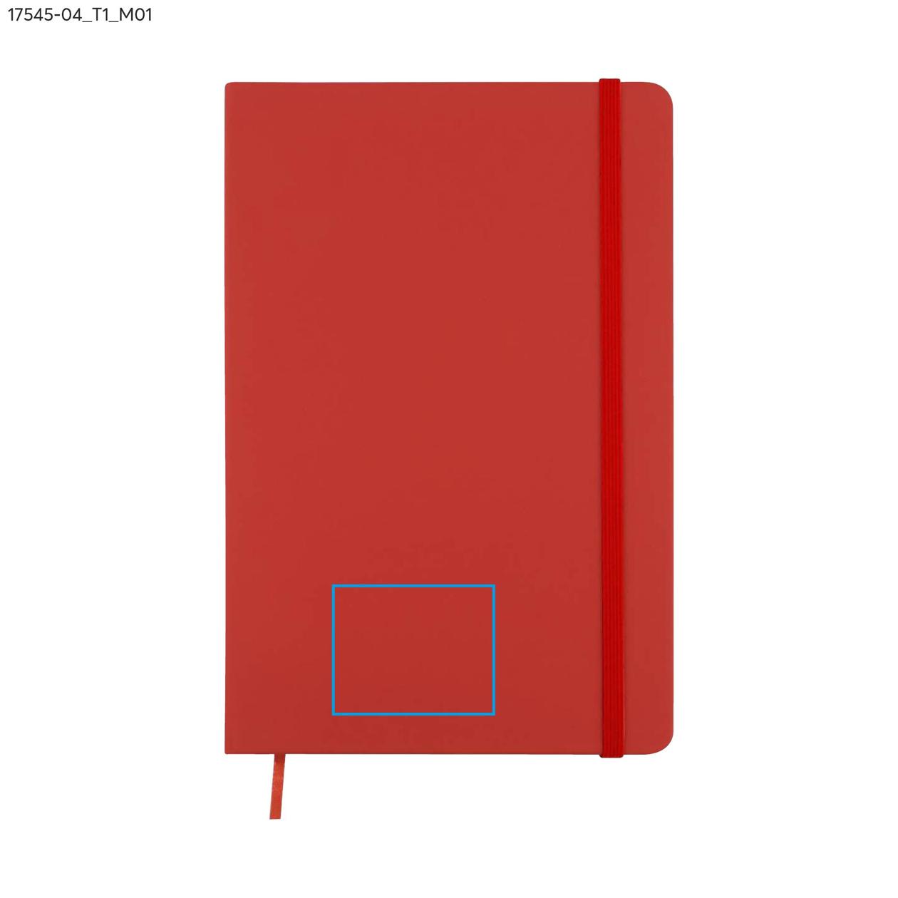 Notes VITAL A5 czerwony