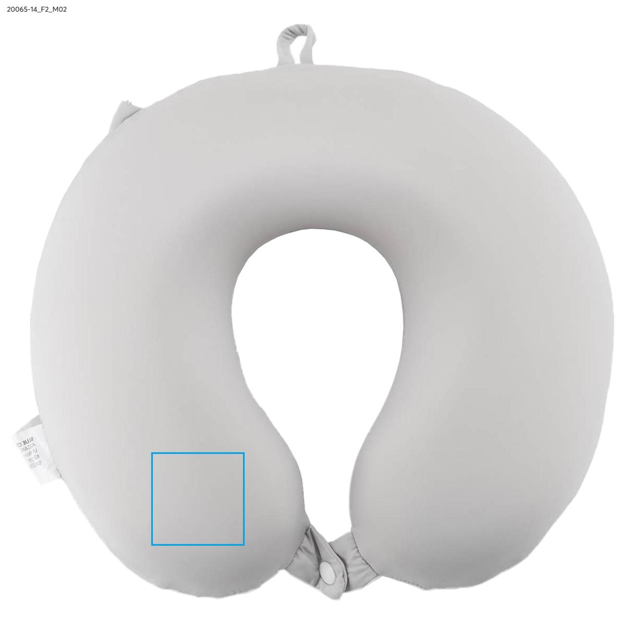 Poduszka podróżna w etui OPI szary z logo