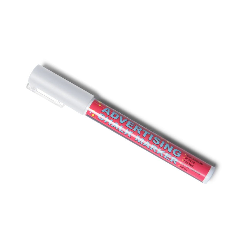 Chalk Marker 3 mm White Liquid Chalk Marker Pen for Chalkboards