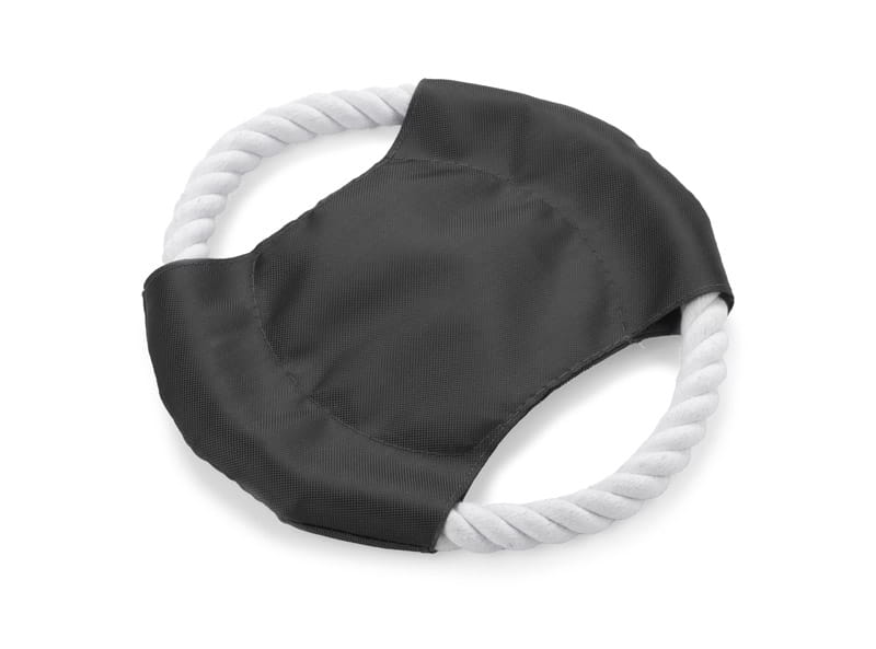 Frisbee dla psa RINGO czarny z logo