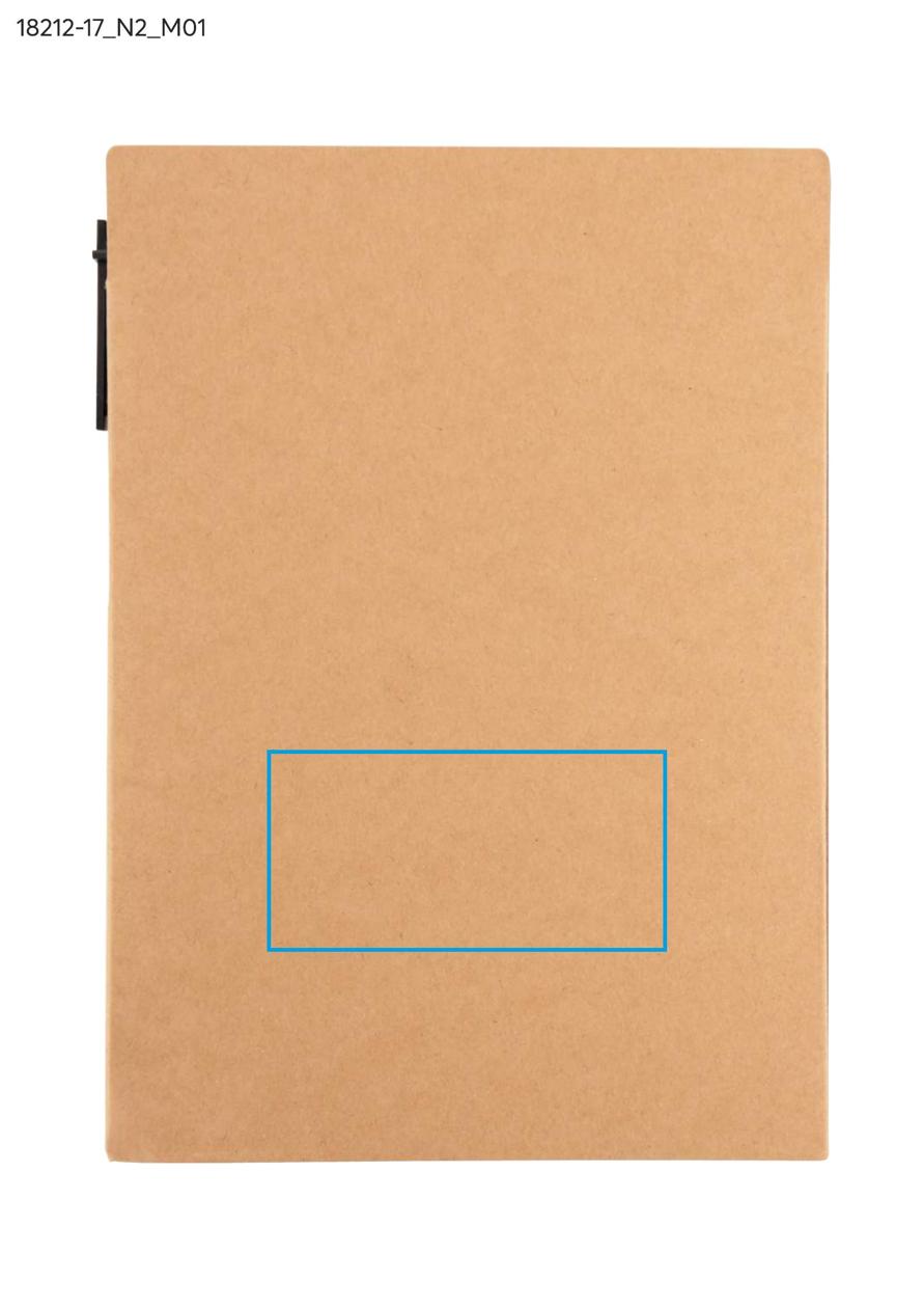 Notes DELA A5 brązowy z logo