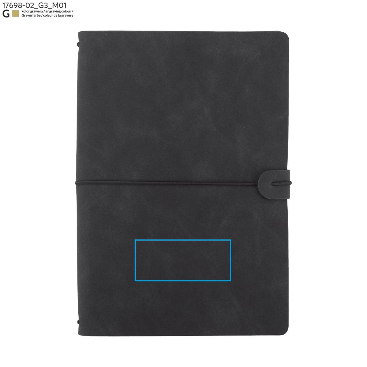 Notes RETRO A5 czarny