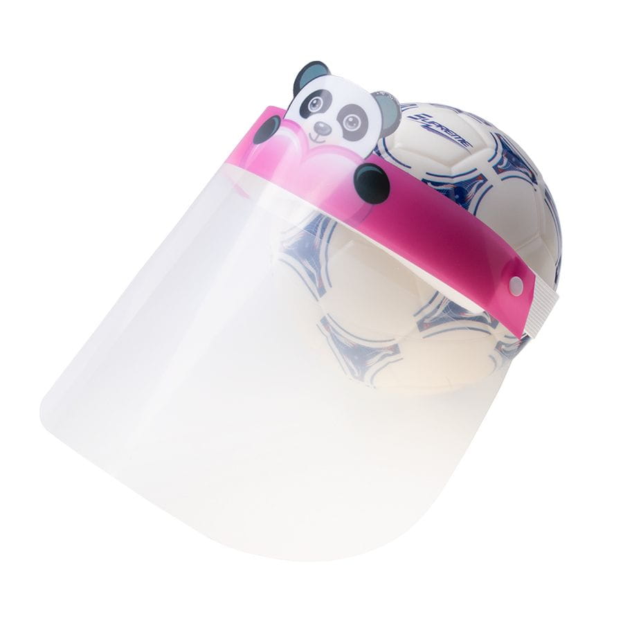 Kids Face Protective Visor Panda Pattern Clear Plastic Nose nd Mouth Face Shield For Kids