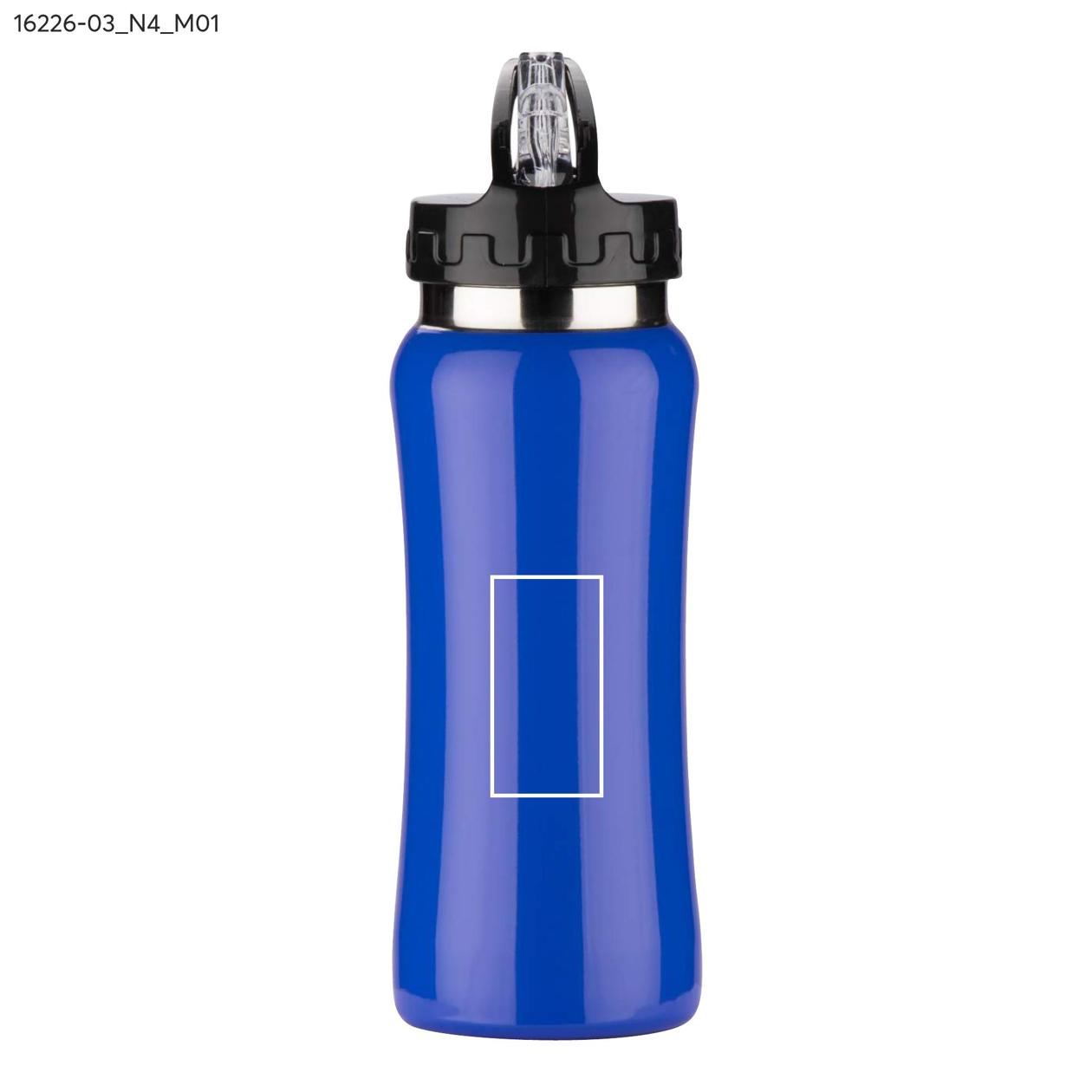 Bidon stalowy PATRO 600 ml niebieski