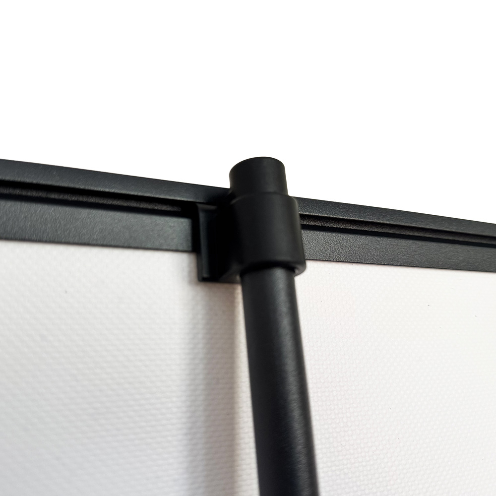 Maszt i listwa górna do Rollup Wasp Black 85 x 200 cm stojak reklamowy rozwijany z opcją wydruku