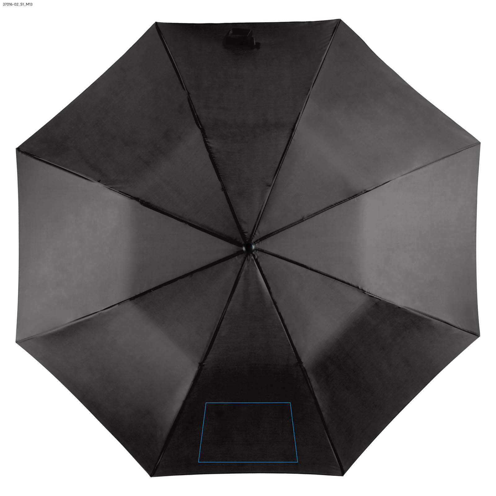 Parasol SAMER składany czarny