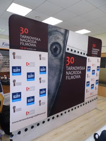 Straight Fabric Banner Stand - 240 x 240 cm