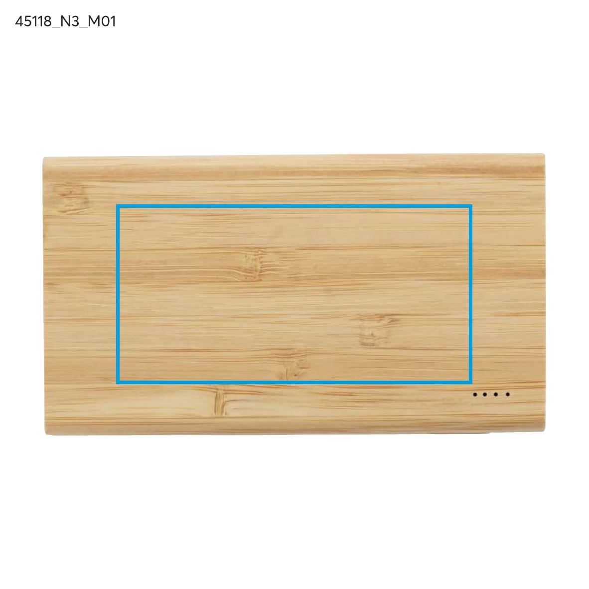 Power bank SILVA 8000 mAh brązowy