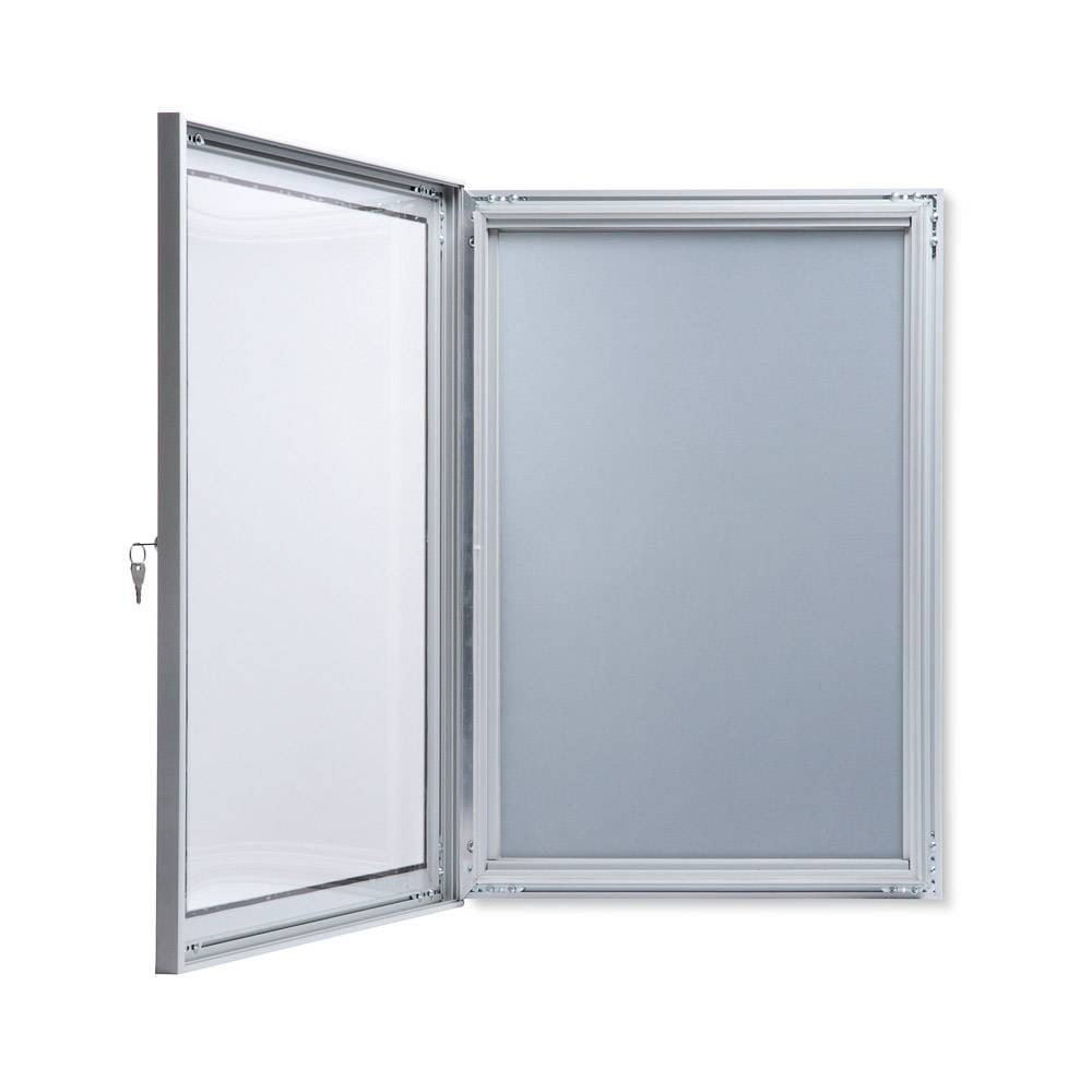 Gablota zatrzaskowa na plakat A1 (59,4x84,1 cm) zamykana na kluczyk do użytku zewnętrznego i wewnętrznego gablota zewnętrzna wewnętrzna gablota ogłoszeniowa gablota informacyjna tablica ogłoszeń tablica informacyjna