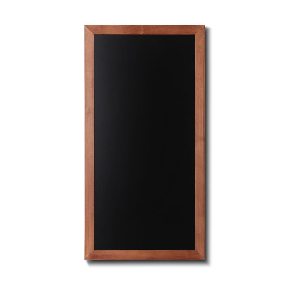 NATURE Chalkboard Light Brown 56 x 100 cm, Wooden Chalkboard with a Black Surface for Writing with Chalk Markers