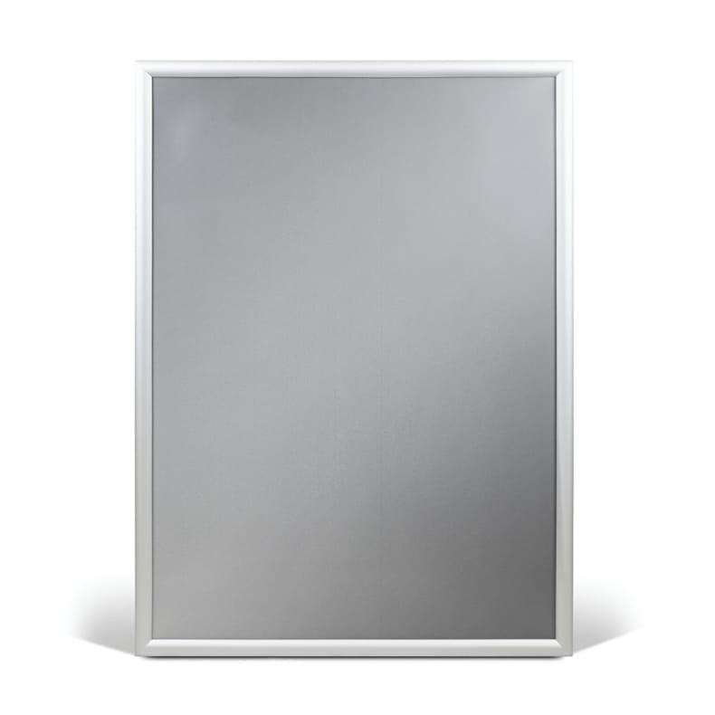 Ramka plakatowa OWZ A0 (118,9 x 84,1 cm) aluminiowa srebrna z prostym narożnikiem rama ramka plakatowa OWZ ścienna na plakat na zdjęcia profil 25 mm
