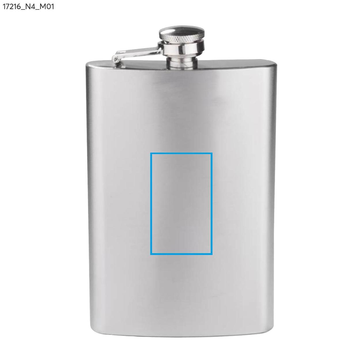 Piersiówka NEVIS 240 ml srebrny