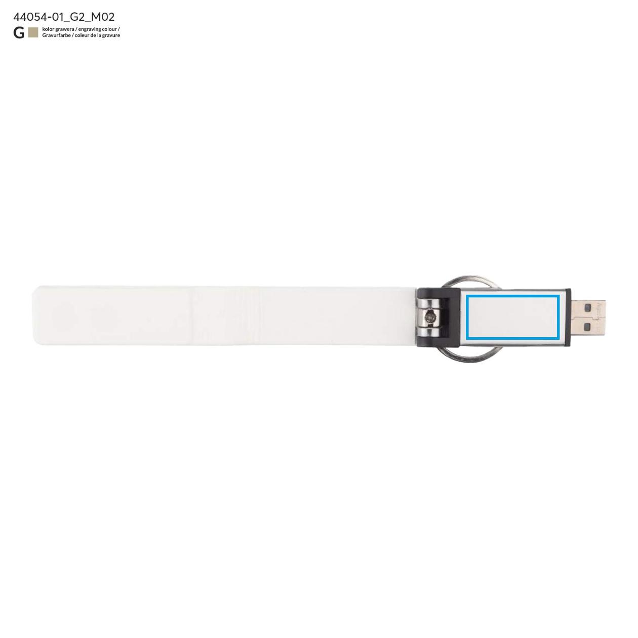 Pamięć USB BUDVA 32 GB biały