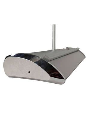 Delta Lite Classic Roll-up 100 x 200 cm rolled advertising stand with a printout