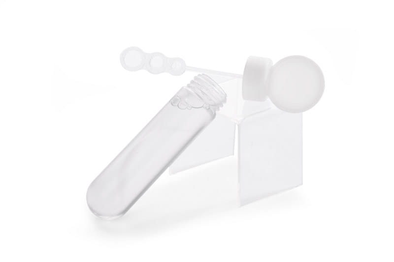 Bańki mydlane BUBBLES, 30 ml biały z logo