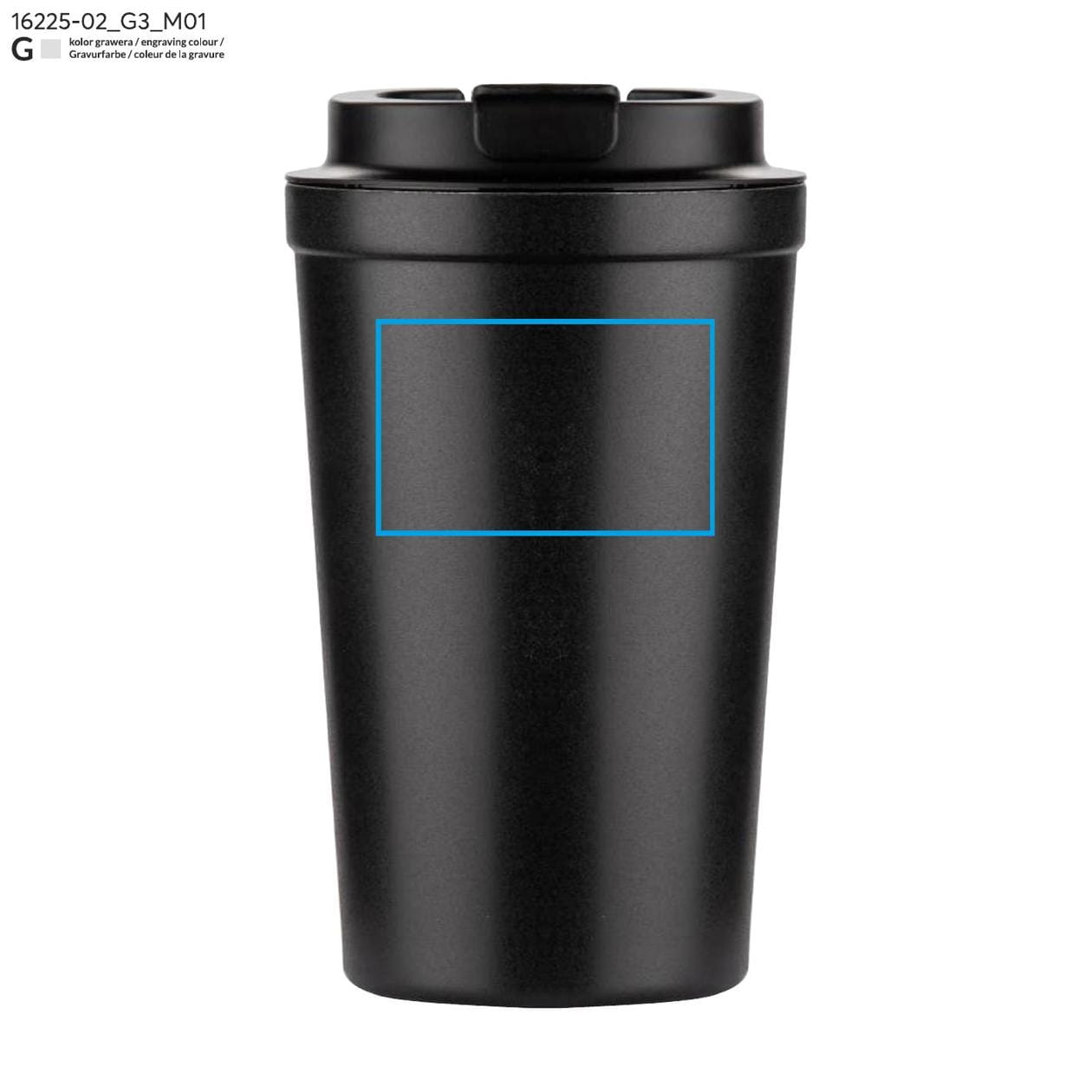 Kubek termiczny COLPO 400 ml czarny