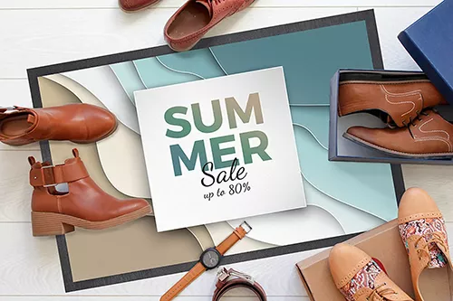 Tapis promotionnel avec logo, tapis de sol Promo Star