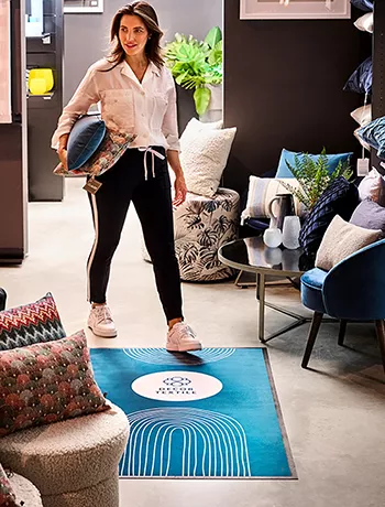 Tapis promotionnel avec logo, tapis de sol Promo Star